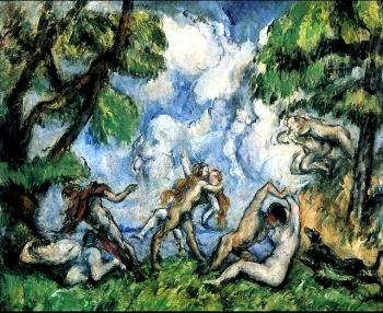 Paul Cezanne : Bacchanal (The Love Battle)